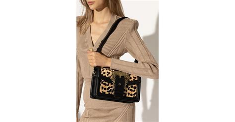 versace jeans beige snake bag|Versace Jeans bag.